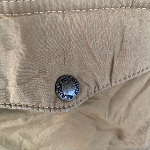 Filson Tan Quilted Full Zip Vest Size M - Picture 7 of 9